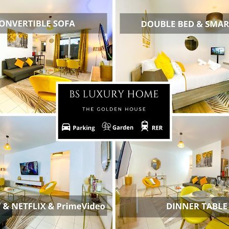 The Golden House * Parking * Garden Apartment Corbeil-Essonnes Bagian luar foto